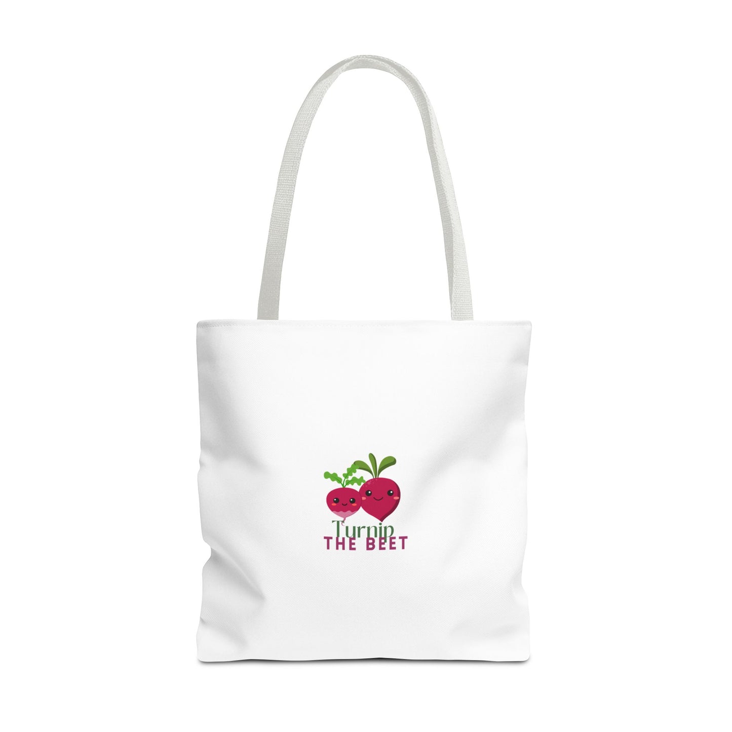 "Turnip the Beet" Canvas Tote Bag – Cute Veggie Graphic Dance-Themed Reusable Bag for Grocery Runs, Dance Class & Everyday Use