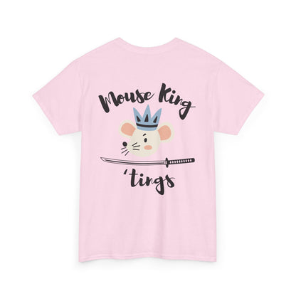“Mouse King ’Tings” Back Print ADULT T-shirt + “Nutcracker 2025” Front – Unisex Heavy Cotton Tee | Ballet Holiday Dance Apparel