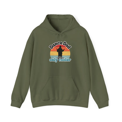 Dance Dad Retro Hoodie – Funny Unisex Heavy Blend™ Hooded Sweatshirt for Cool Dance Dads