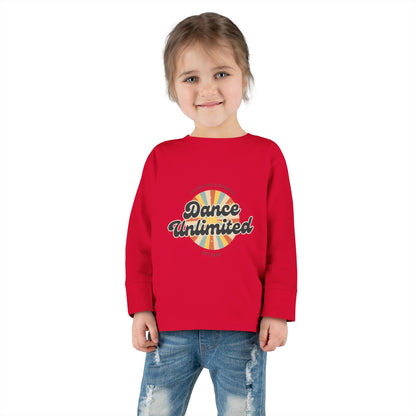 "Dance Unlimited – Potential & Growth" Toddler Dance T-Shirt – Retro Long Sleeve Tee for Kids