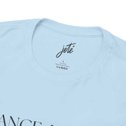 “Dance Is for Everybody” Inclusive Dance T-Shirt – Unisex Heavy Cotton Tee with Optional Back Personalization (Name or Studio)