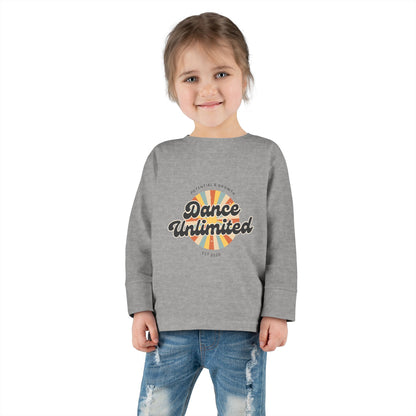 "Dance Unlimited – Potential & Growth" Toddler Dance T-Shirt – Retro Long Sleeve Tee for Kids