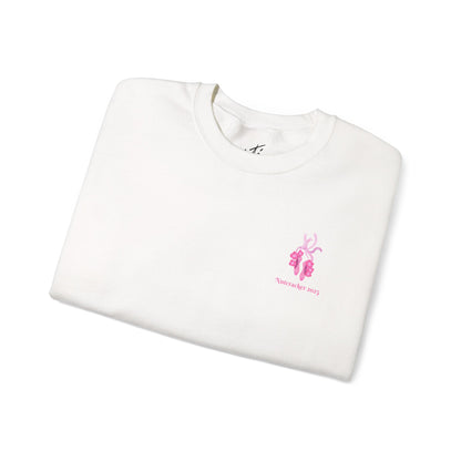 “Sugar Plum Fairy” Back Print ADULT Sweatshirt + “Nutcracker 2025” Front – Unisex Heavy Blend Crewneck | Ballet Holiday Dance Apparel