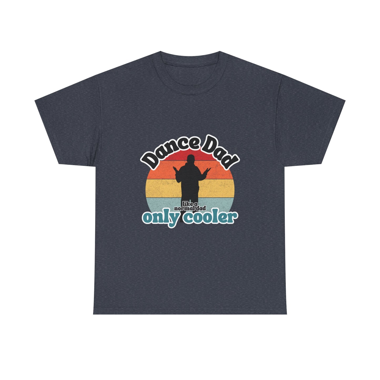 "Dance Dad" Unisex Heavy Cotton Tee – Funny Retro Dance Shirt for Cool Dads