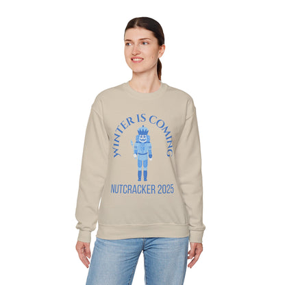 “Winter Is Coming Nutcracker 2025” ADULT Sweatshirt – Unisex Heavy Blend Crewneck | Holiday Dance Sweatshirt for Ballet Dancers