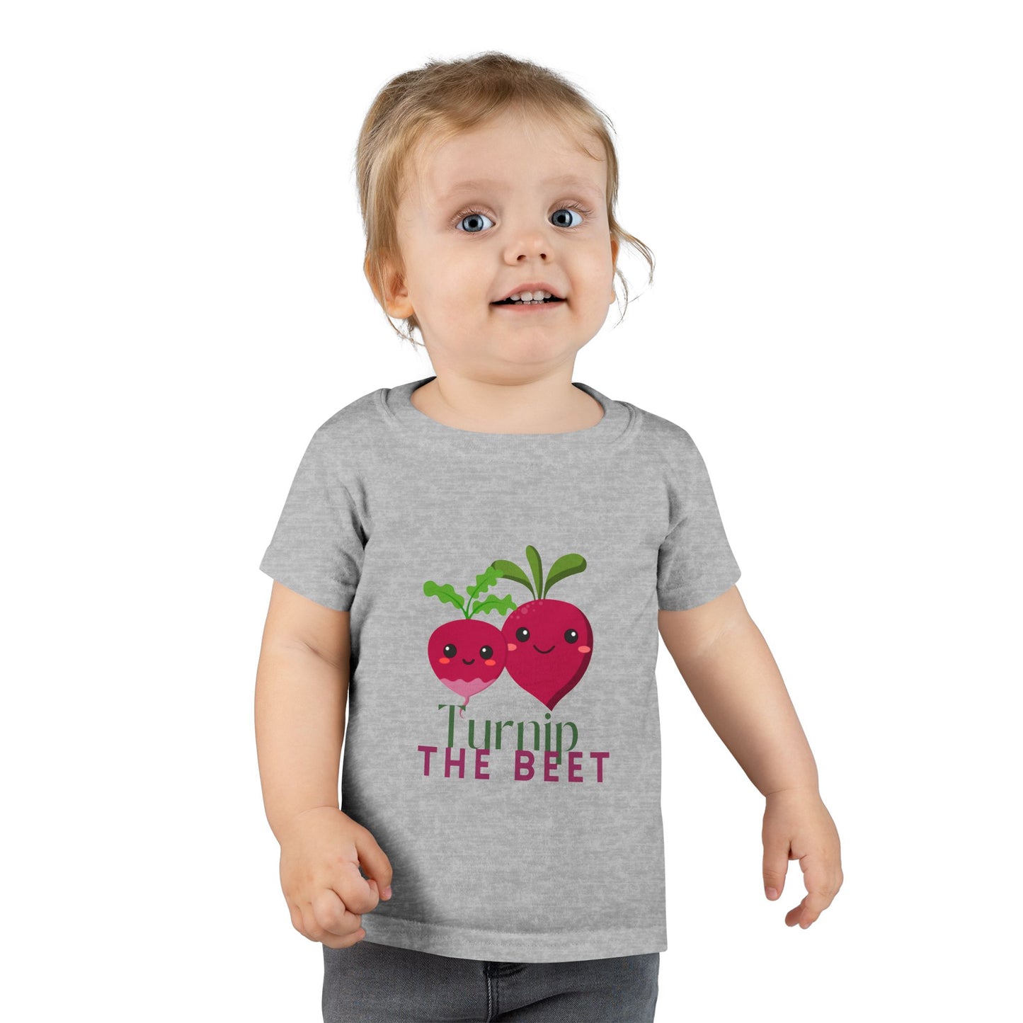 "Turnip the Beet" Toddler Dance T-Shirt – Cute Veggie Graphic Short Sleeve Tee for Kids