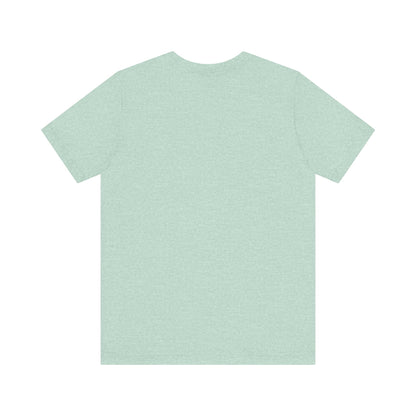 “Tombé Pas de Bourrée” T-Shirt – Ballet Dance Phrase Unisex Garment-Dyed Tee with Elegant Dancer Graphic