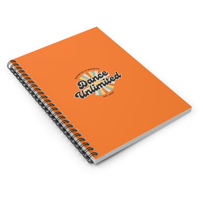 "Dance Unlimited – Potential & Growth" Spiral Notebook – Retro Dance Journal for Dancers, Students & Creative Goal Setters