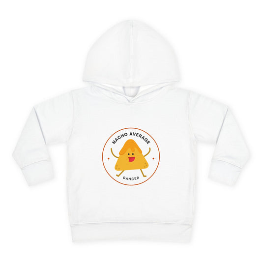 "Nacho Average Dancer" Pullover Fleece Sweatshirt with Cute Nacho Graphic | Funny Dance Gift for Kids - Toddler Dance Hoodie