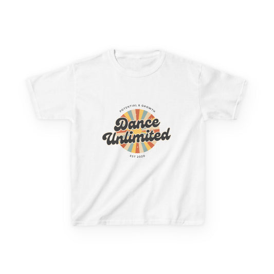 “Dance Unlimited: Potential & Growth” Retro Graphic T-Shirt for Kids – Motivational Dance Shirt - Youth Dance Inspiration Tee