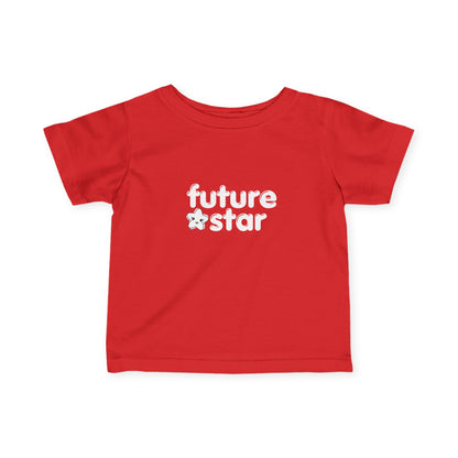 “Future Star” Infant Fine Jersey Tee – Cute Dance-Themed Baby T-Shirt for Little Performers and Rising Stars
