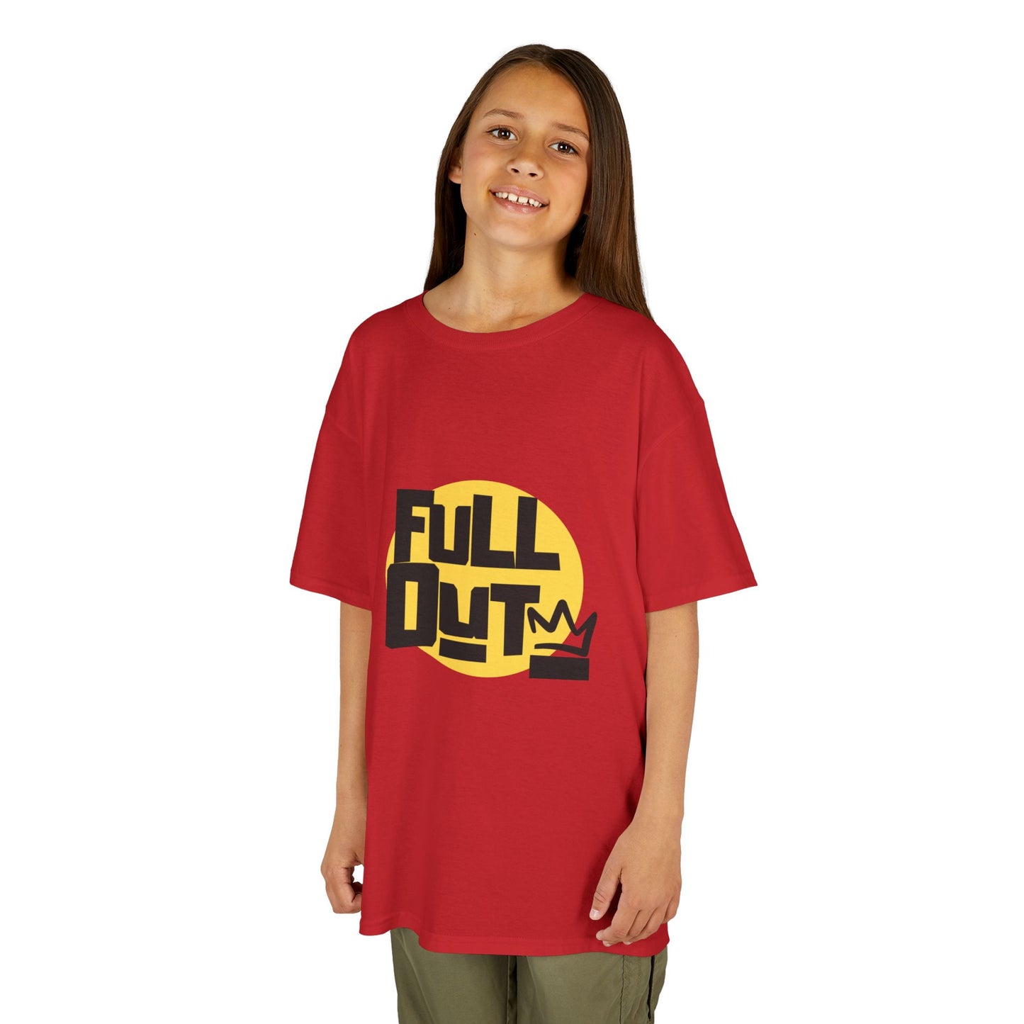 "Full Out" Dance Youth T-Shirt – Bold Streetwear-Inspired Graphic Tee for Dancers