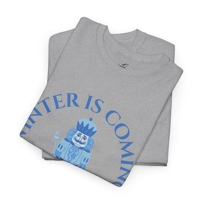 “Winter Is Coming Nutcracker 2025” T-shirt – Unisex Heavy Blend Cotton Tee | Holiday Dance T-shirt for Ballet Dancers