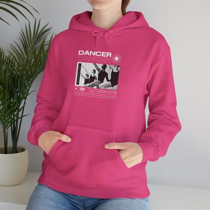 “Dancer” Young Ballet Dancers at the Barre Graphic | Streetwear-Inspired Ballet Hoodie for Dance Enthusiasts - Unisex Heavy Blend™ Hooded Sweatshirt