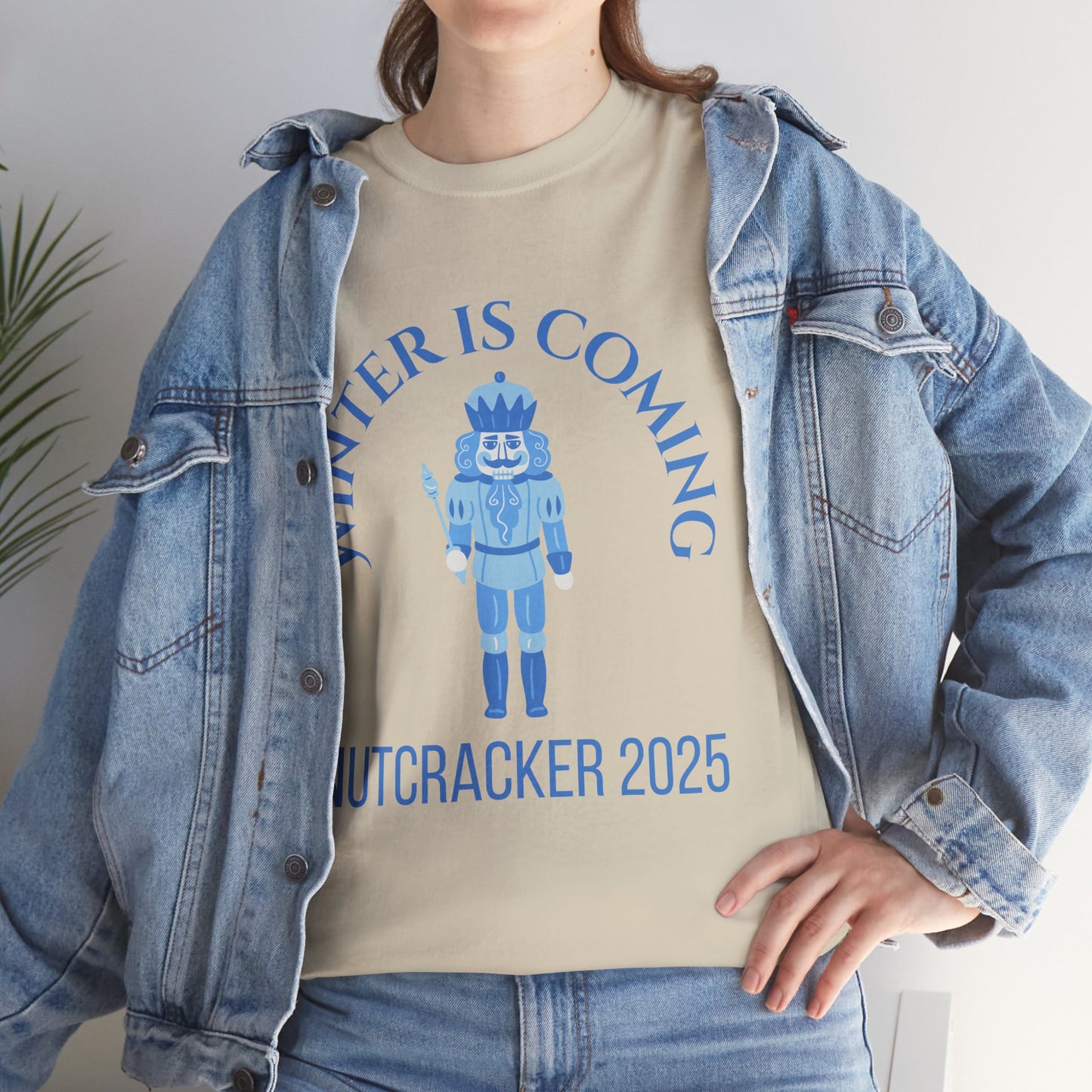 “Winter Is Coming Nutcracker 2025” T-shirt – Unisex Heavy Blend Cotton Tee | Holiday Dance T-shirt for Ballet Dancers