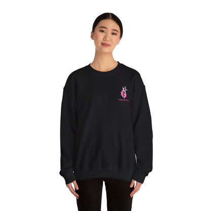 “Sugar Plum Fairy” Back Print ADULT Sweatshirt + “Nutcracker 2025” Front – Unisex Heavy Blend Crewneck | Ballet Holiday Dance Apparel
