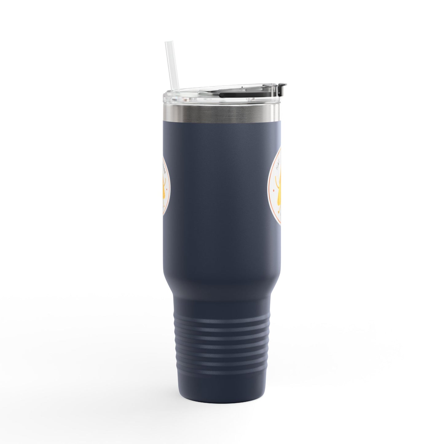 "Nacho Average Dancer" 40oz Insulated Travel Mug – Cute Kawaii Nacho Graphic Dance Tumbler for On-the-Go Hydration
