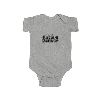 “Future Dancer” Infant Short Sleeve Bodysuit - Adorable Danced-Themed Baby One-Piece for Tiny Ballerinas and Little Movers
