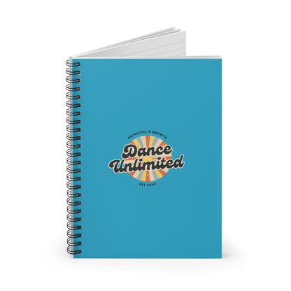 "Dance Unlimited – Potential & Growth" Spiral Notebook – Retro Dance Journal for Dancers, Students & Creative Goal Setters