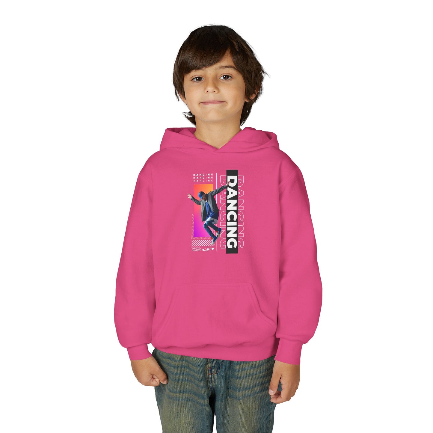 “Dancing” Male Dancer Streetwear Graphic | Unisex Youth Hoodie – Dance Hoodie for Kids & Young Performers