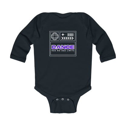 "Dance Has No Age Limits" Streetwear Dance Graphic – Infant Long Sleeve Bodysuit