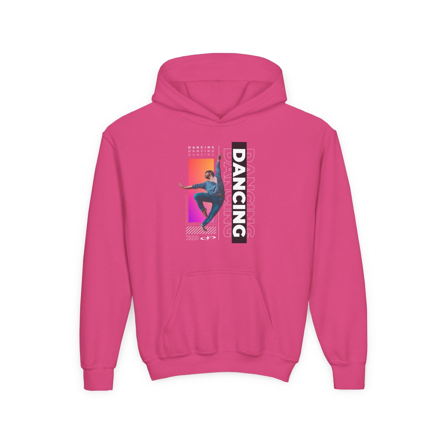 “Dancing” Male Dancer Streetwear Graphic | Unisex Youth Hoodie – Dance Hoodie for Kids & Young Performers