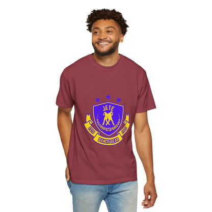 "Jeté Dance Gear" Unisex Garment-Dyed T-Shirt – Collegiate-Style Graphic Tee – Dance Apparel for Dancers & Performers