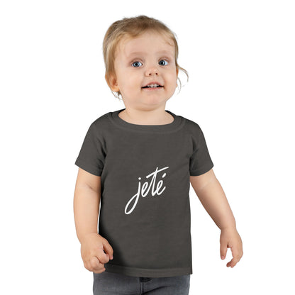 “Jeté” Official Logo | Ballet & Dance T-Shirt for Toddlers & Young Dance Enthusiasts - Toddler Short Sleeve Tee