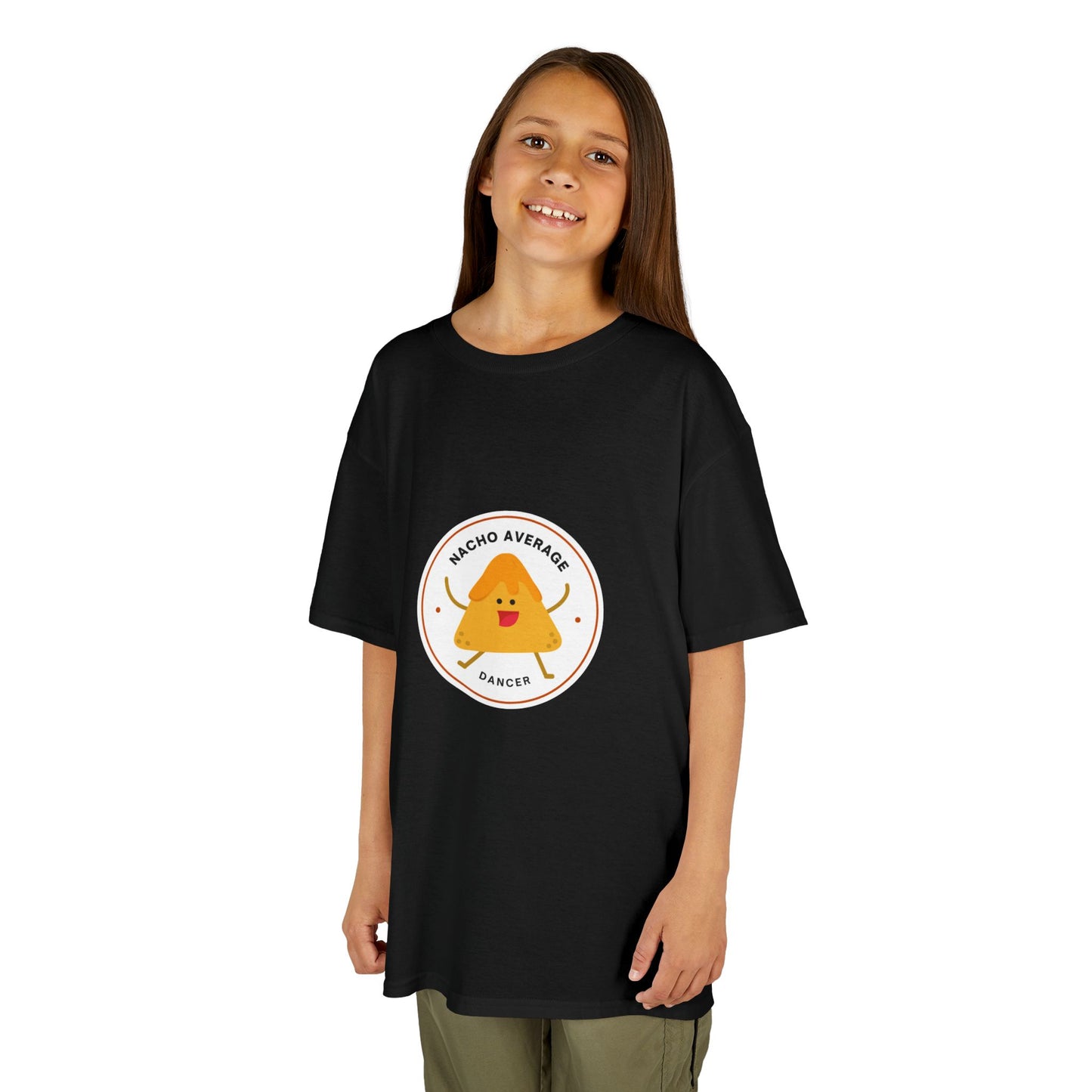 "Nacho Average Dancer" Youth Dance T-Shirt – Cute Nacho Graphic Tee for Kids Who Love to Dance