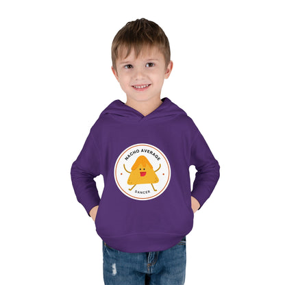 "Nacho Average Dancer" Pullover Fleece Sweatshirt with Cute Nacho Graphic | Funny Dance Gift for Kids - Toddler Dance Hoodie