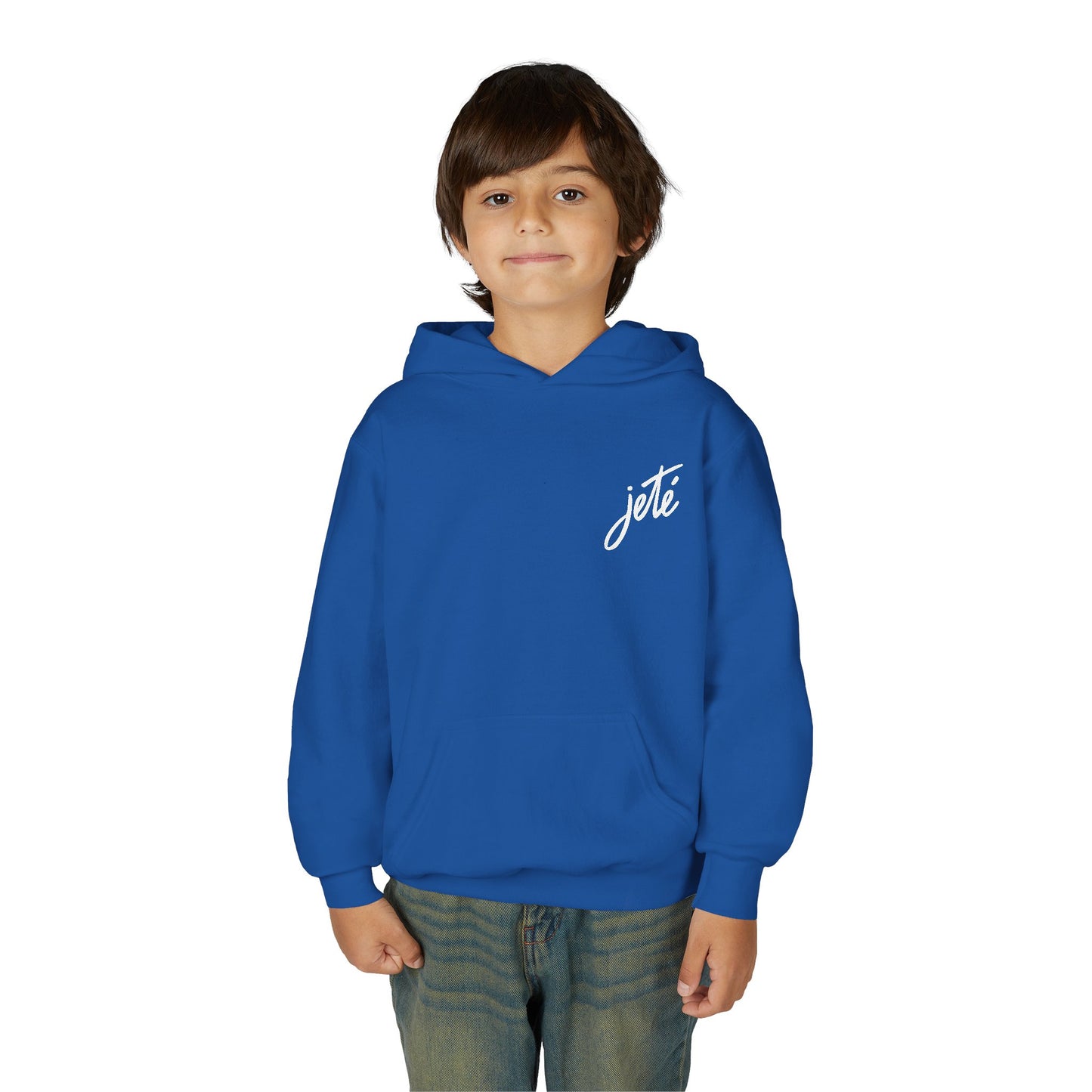 “Jeté” Official Embroidered Logo - Unisex Youth Hoodie | Classic Dance Hoodie for Kids & Young Ballet Enthusiasts