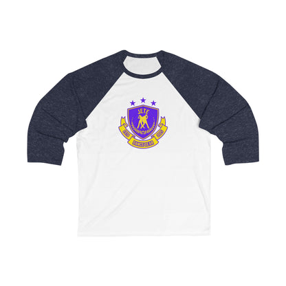 "Jeté Dance Gear" Unisex 3/4 Sleeve Baseball Tee – Collegiate-Inspired Dancer Graphic Shirt for Dancers