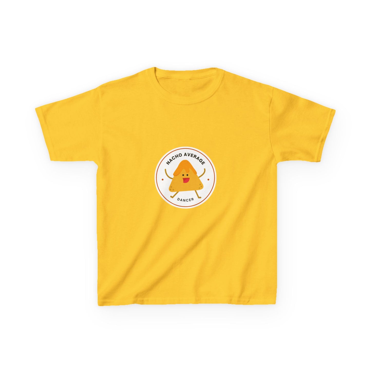 "Nacho Average Dancer" Youth Dance T-Shirt – Cute Nacho Graphic Tee for Kids Who Love to Dance