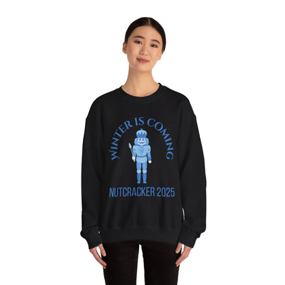 “Winter Is Coming Nutcracker 2025” ADULT Sweatshirt – Unisex Heavy Blend Crewneck | Holiday Dance Sweatshirt for Ballet Dancers