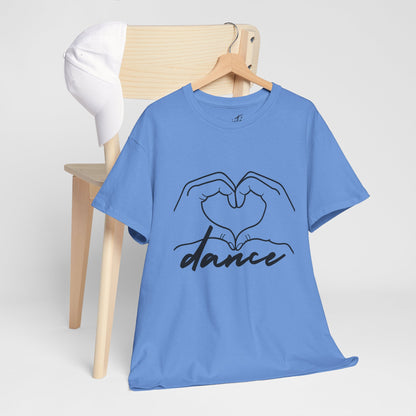 "Dance" Heart Hands Unisex Heavy Cotton Tee – Heart Hands Graphic Dance Lover T-Shirt