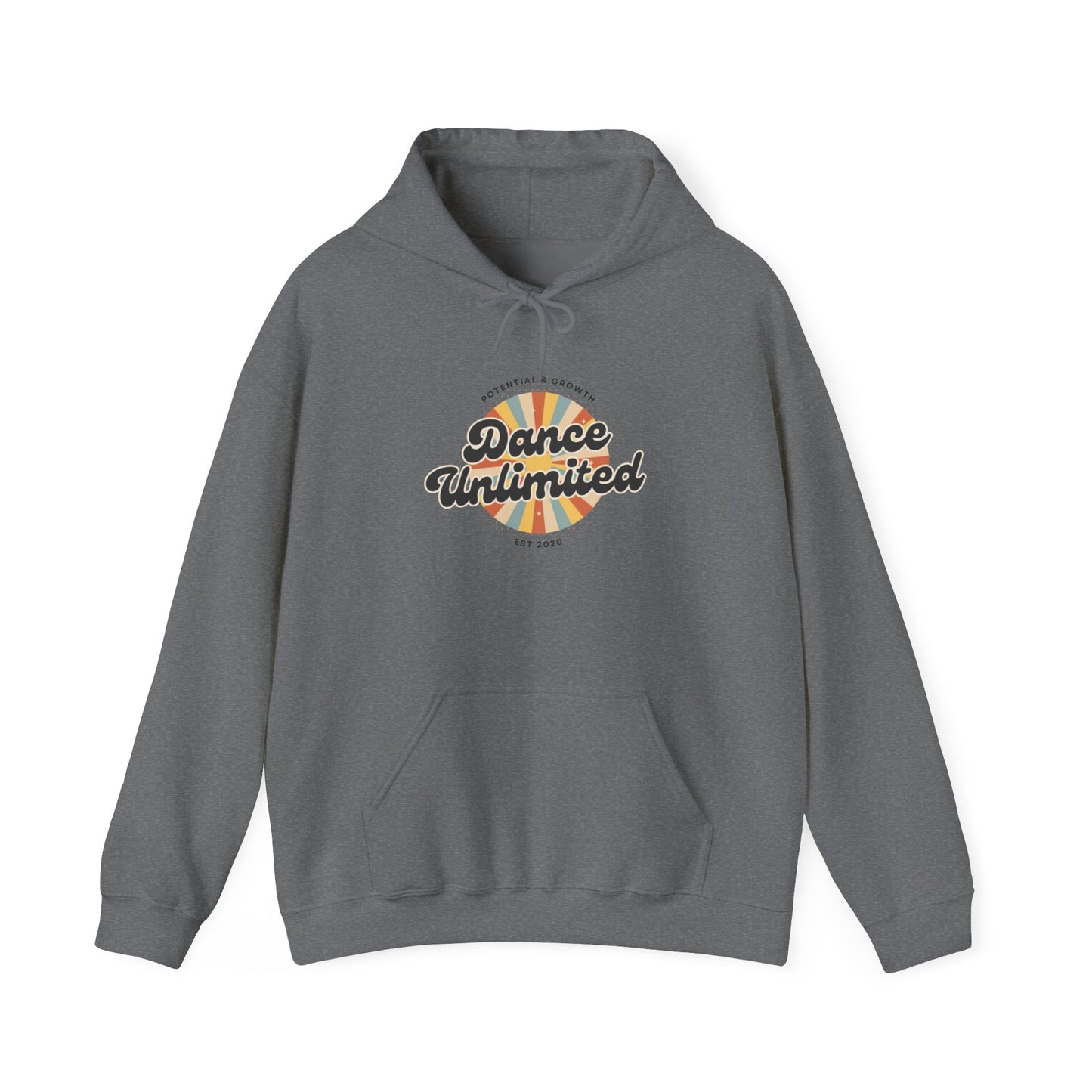 "Dance Unlimited – Potential & Growth" Retro Unisex Hoodie  Dance-Inspired Sweatshirt