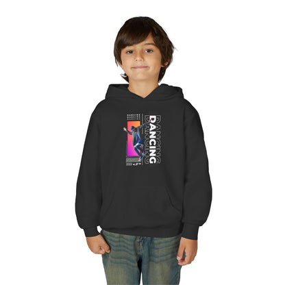 “Dancing” Male Dancer Streetwear Graphic | Unisex Youth Hoodie – Dance Hoodie for Kids & Young Performers