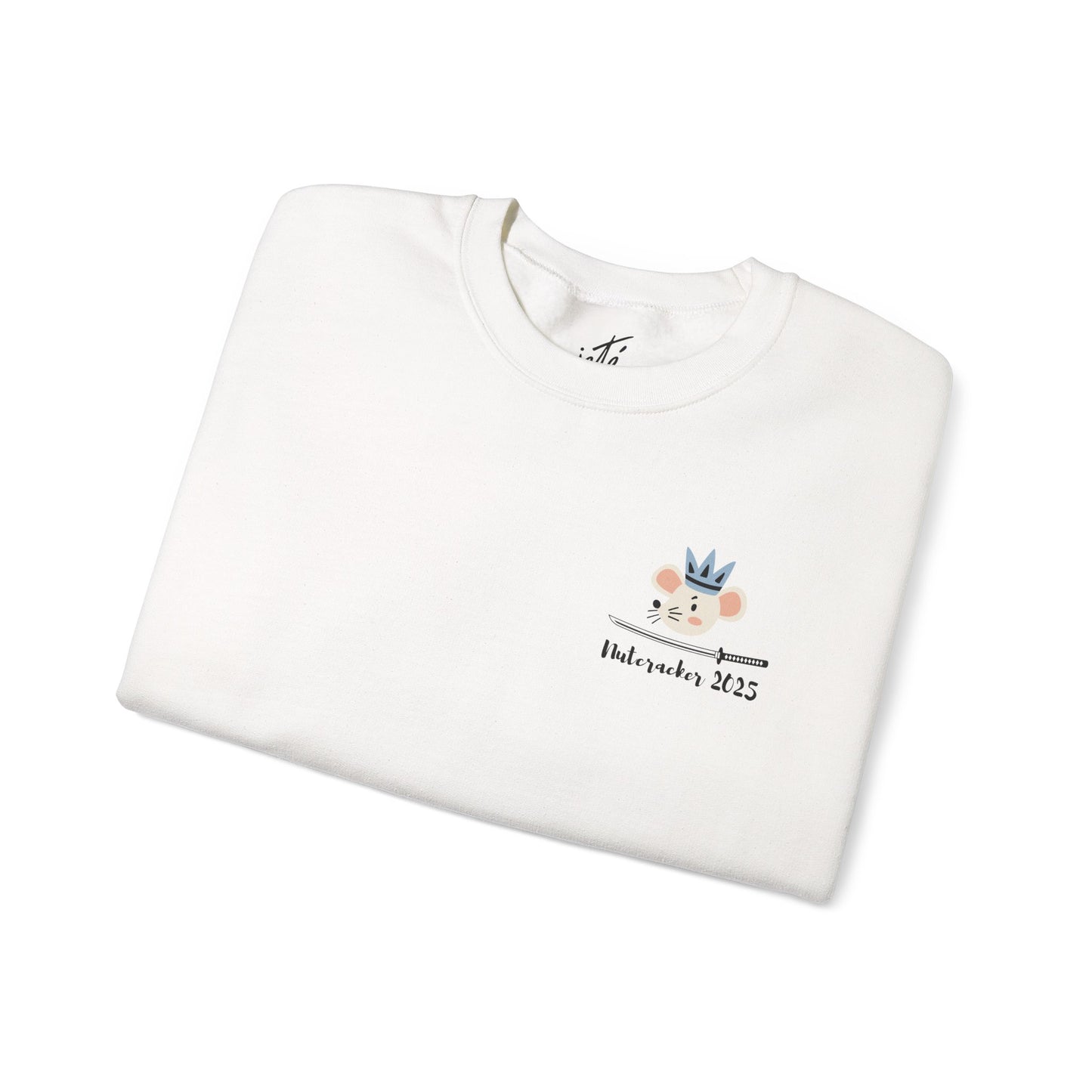 “Mouse King ’Tings” Back Print ADULT Sweatshirt + “Nutcracker 2025” Front – Unisex Heavy Blend Crewneck | Ballet Holiday Dance Apparel