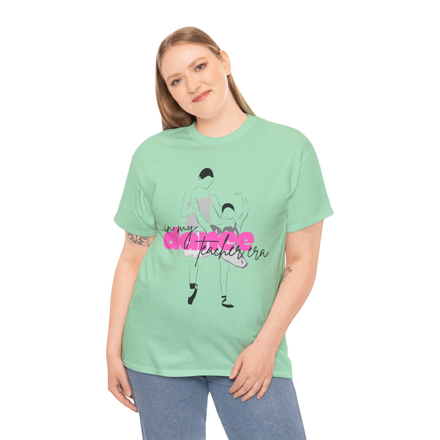 "In My Dance Teacher Era" Ballet Graphic Unisex Heavy Cotton Tee – Ballet Instructor Gift Shirt