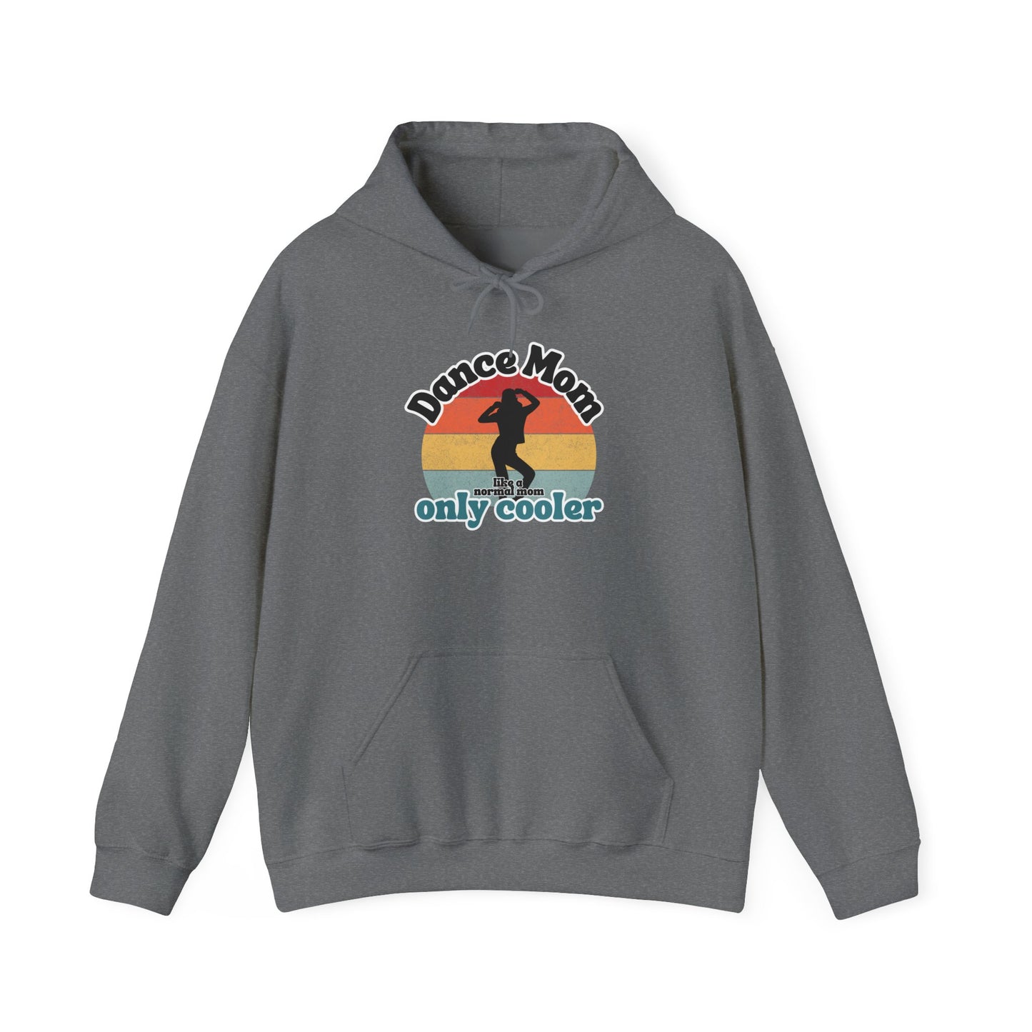 Dance Mom Hoodie – Retro Graphic Unisex Heavy Blend™ Sweatshirt for Proud Dance Moms – Fun Gift for Dance Recitals & Holidays