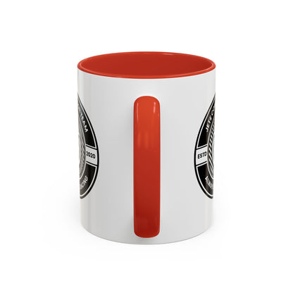 "Jeté Competition Team – Always Keep Dancing" Accent Coffee Mug – Collegiate Style Ceramic Mug for Dancers and Studio Teams