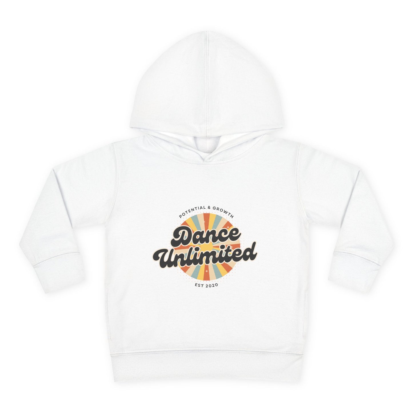 “Dance Unlimited - Potential & Growth” Toddler Fleece Hoodie – Retro Dance Graphic Sweatshirt