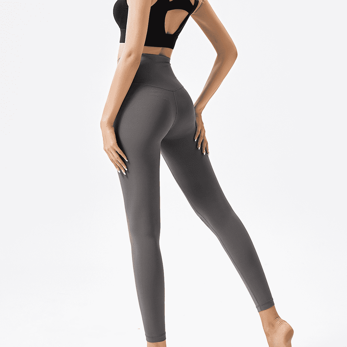 Women’s Dance Leggings with Jeté Logo – High-Waisted Athletic Yoga Pants for Comfort & Style