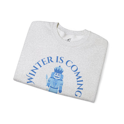 “Winter Is Coming Nutcracker 2025” ADULT Sweatshirt – Unisex Heavy Blend Crewneck | Holiday Dance Sweatshirt for Ballet Dancers