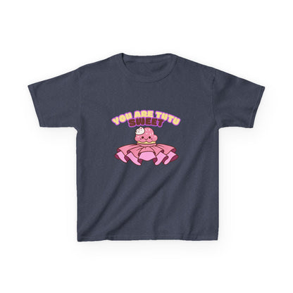 "You Are Tutu Sweet" Youth Short Sleeve Tee – Kawaii Cupcake in Tutu Graphic Dance Shirt for Kids and Ballet Lovers