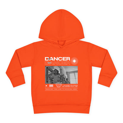 “Tiny Dancer” Toddler Pullover Hoodie – Streetwear-Inspired Ballet Class Graphic Sweatshirt for Kids