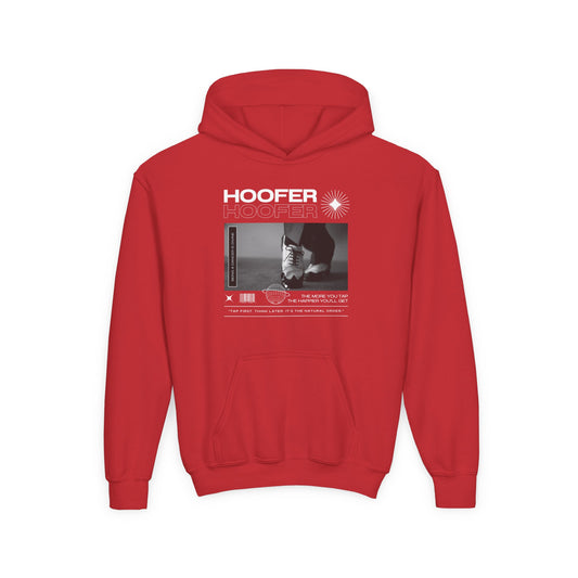 “Hoofer” Tap Shoes Streetwear Graphic | Unisex Youth Hoodie – Tap Dance Hoodie for Kids & Young Dancers
