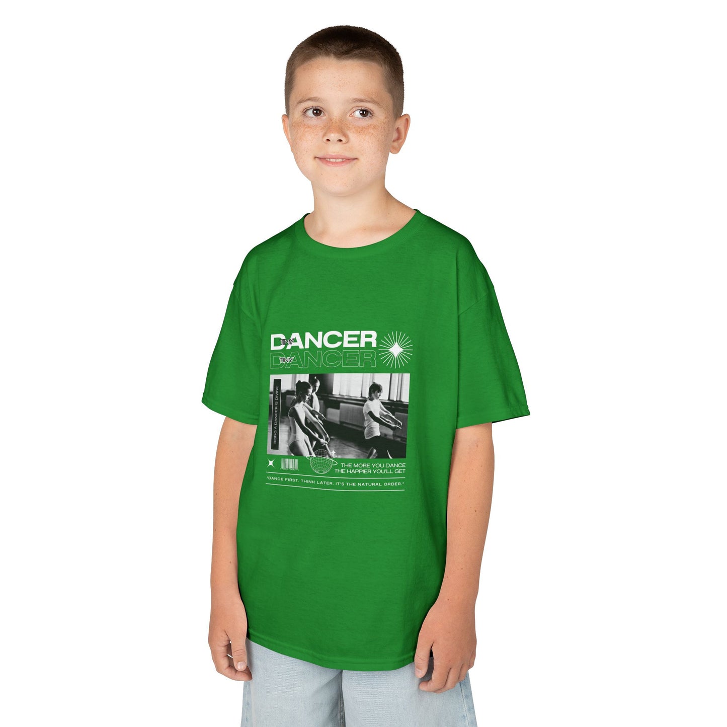 “Dancer” Youth Short Sleeve Tee – Ballet Class Streetwear-Inspired Dance Shirt for Kids