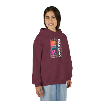 “Dancing” Male Dancer Streetwear Graphic | Unisex Youth Hoodie – Dance Hoodie for Kids & Young Performers
