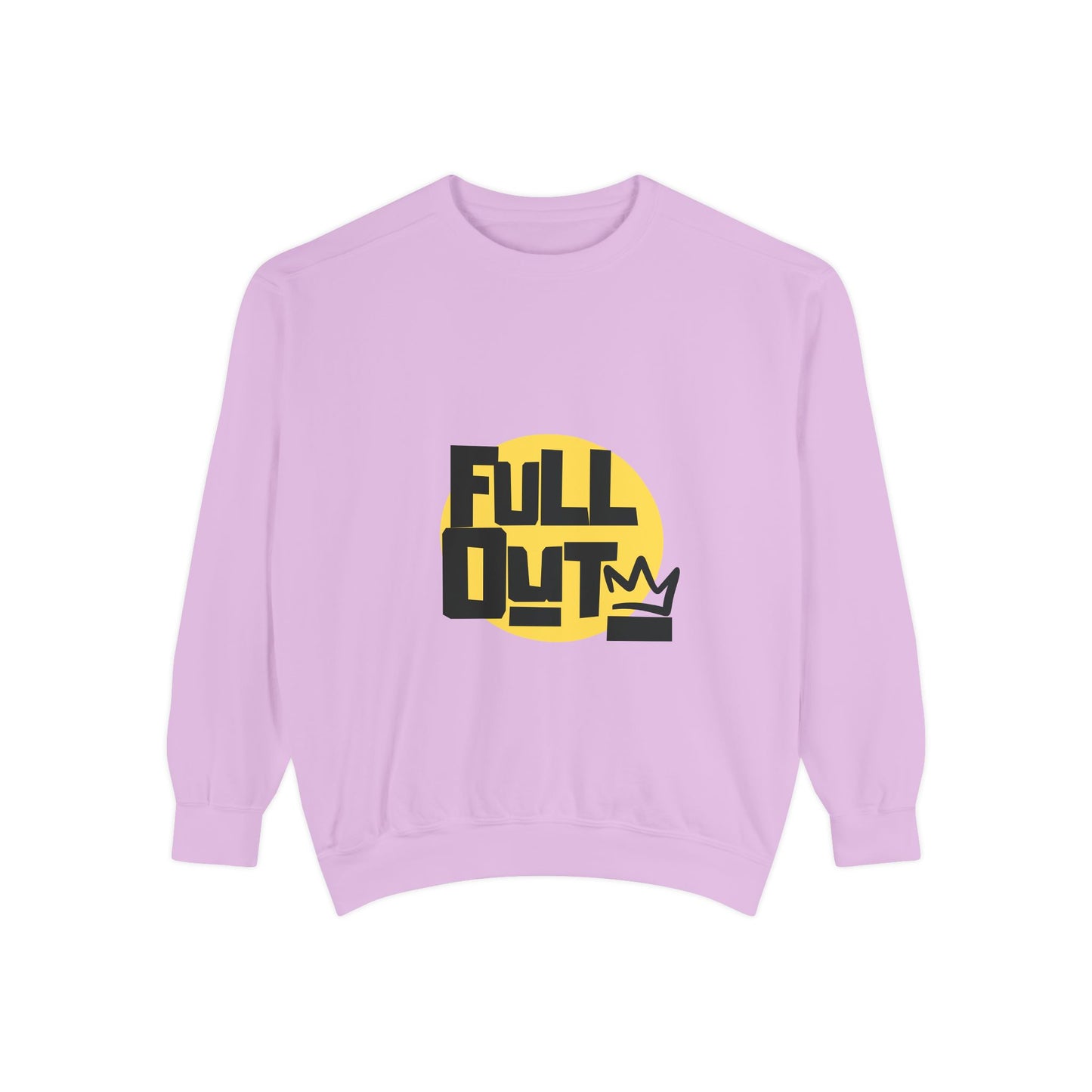 "Full Out" Unisex Lightweight Crewneck Sweatshirt – Bold Streetwear-Inspired Dance Graphic Pullover for Dancers & Performers